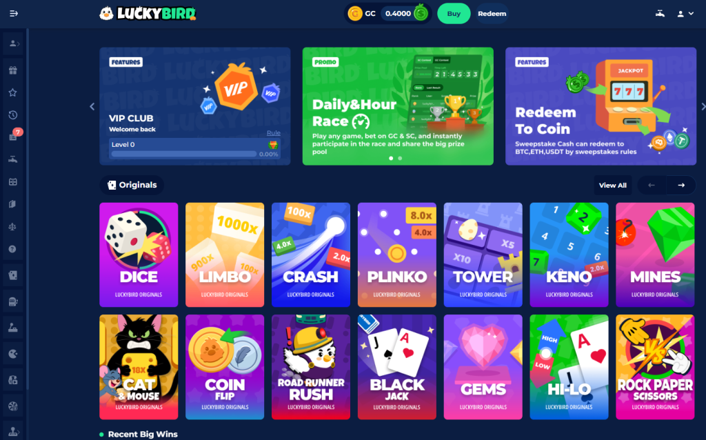 LuckyBird Casino Review